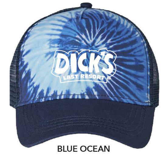 Trucker Blue Tie Dye Hat